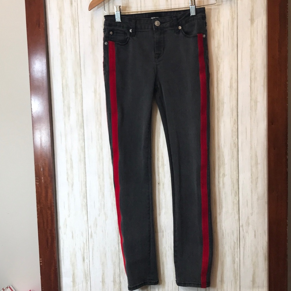 Hudson Kiera side stripe skinny jeans girls sz 16